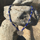 necklace "Universal Flow" Hill Tribe Silver pendant, Afghan Lapis, Grey Moonstone, Pyrite, Gender Neutral, Gift idea, Reiki charged