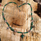 necklace "Royal Bounty" Green Onyx & Amethyst pendants, Amethyst, Gift for Her, Green Onyx, Reiki charged, Wedding jewelry, Bridesmaid