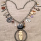 necklace "Great Mother" Goddess pendant, Charm Necklace, Statement Piece, Goddess jewelry, Handmade charms, Gift idea, Reiki charged, Moon