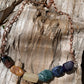 Necklace “Earthy Rainbow” Pride necklace, Gender Neutral, LGBTQ+ jewelry, Red Tiger Eye, Jasper, Agate, Moss Agate, Sodalite, Fluorite