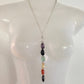 Necklace "Pride" Rainbow pendant, LGBTQ+, chakra jewelry, Reiki charged, statement piece, Gender Neutral, Gift Idea, Semi Precious stones