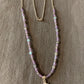 necklace "North Star" Amethyst pendant, Amethyst, Labradorite, Celestial series, Guiding Light, Reiki charged, Chakra jewelry