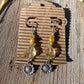 Earrings “Spring Drops” Sterling Flowers, Faceted Citrine, Pearls, Green Garnet, Spring Line, gift idea, Sunflowers, drop earrings