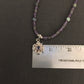 necklace "North Star" Amethyst pendant, Amethyst, Labradorite, Celestial series, Guiding Light, Reiki charged, Chakra jewelry