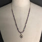 necklace "North Star" Amethyst pendant, Amethyst, Labradorite, Celestial series, Guiding Light, Reiki charged, Chakra jewelry