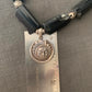 necklace "Light in the Darkness" Sterling Sun/Moon pendant, Black Tourmaline, Hill Tribe Silver Stars, Gender Neutral, Reiki vibe, Gift idea