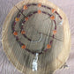 necklace "Overcoming Obstacles with Love" carved Quartz Ganesh pendant, Aventurine hearts, Garnets, Gift idea, Gender Neutral, Reiki charged