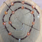 necklace "Overcoming Obstacles with Love" carved Quartz Ganesh pendant, Aventurine hearts, Garnets, Gift idea, Gender Neutral, Reiki charged