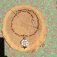 necklace "Sunflower" Carved Flower pendant, Garnet, Citrine, Carnelian, Flower Power, Sunflower jewelry, Reiki charged, Chakra jewelry