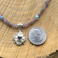 necklace "North Star" Amethyst pendant, Amethyst, Labradorite, Celestial series, Guiding Light, Reiki charged, Chakra jewelry