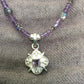 necklace "North Star" Amethyst pendant, Amethyst, Labradorite, Celestial series, Guiding Light, Reiki charged, Chakra jewelry