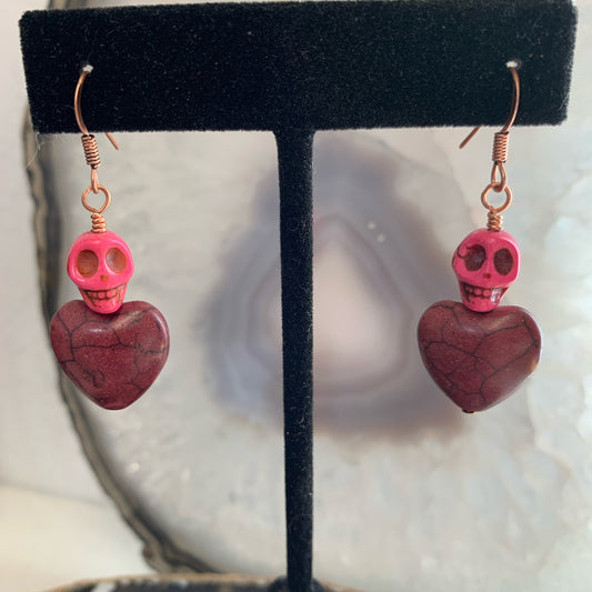 Gothic Hearts earrings