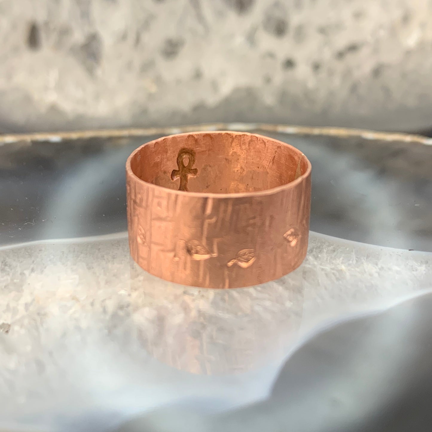 Copper Band with Leaves